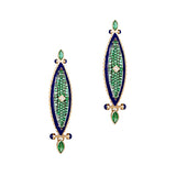 The Parrot Earrings Drop Earrings Latelier Nawbar   