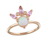 Crown Ring Ring Jaine K Designs Rose Gold