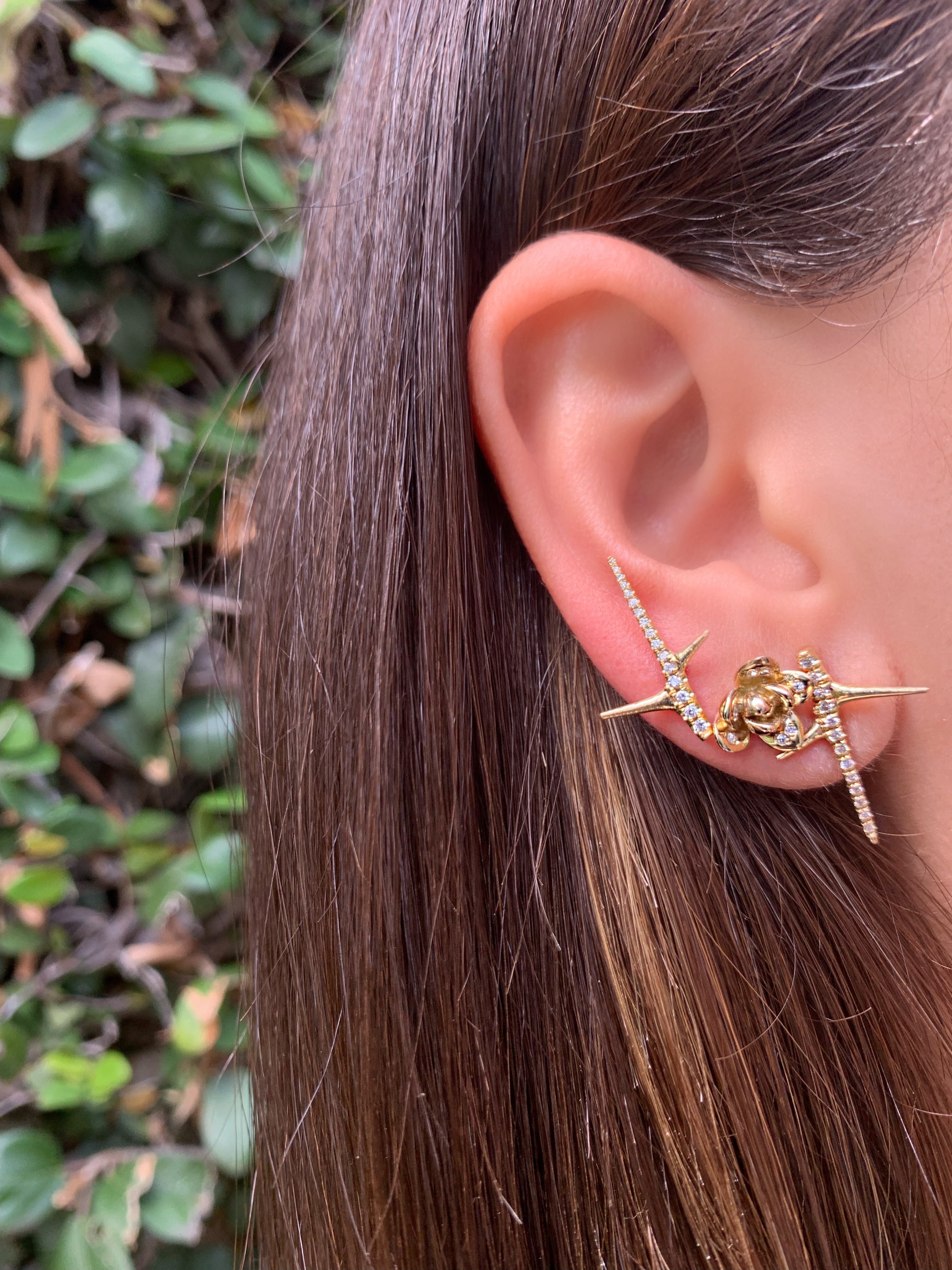 Blossom Earrings Stud Earrings Elisabeth Bell Jewelry   