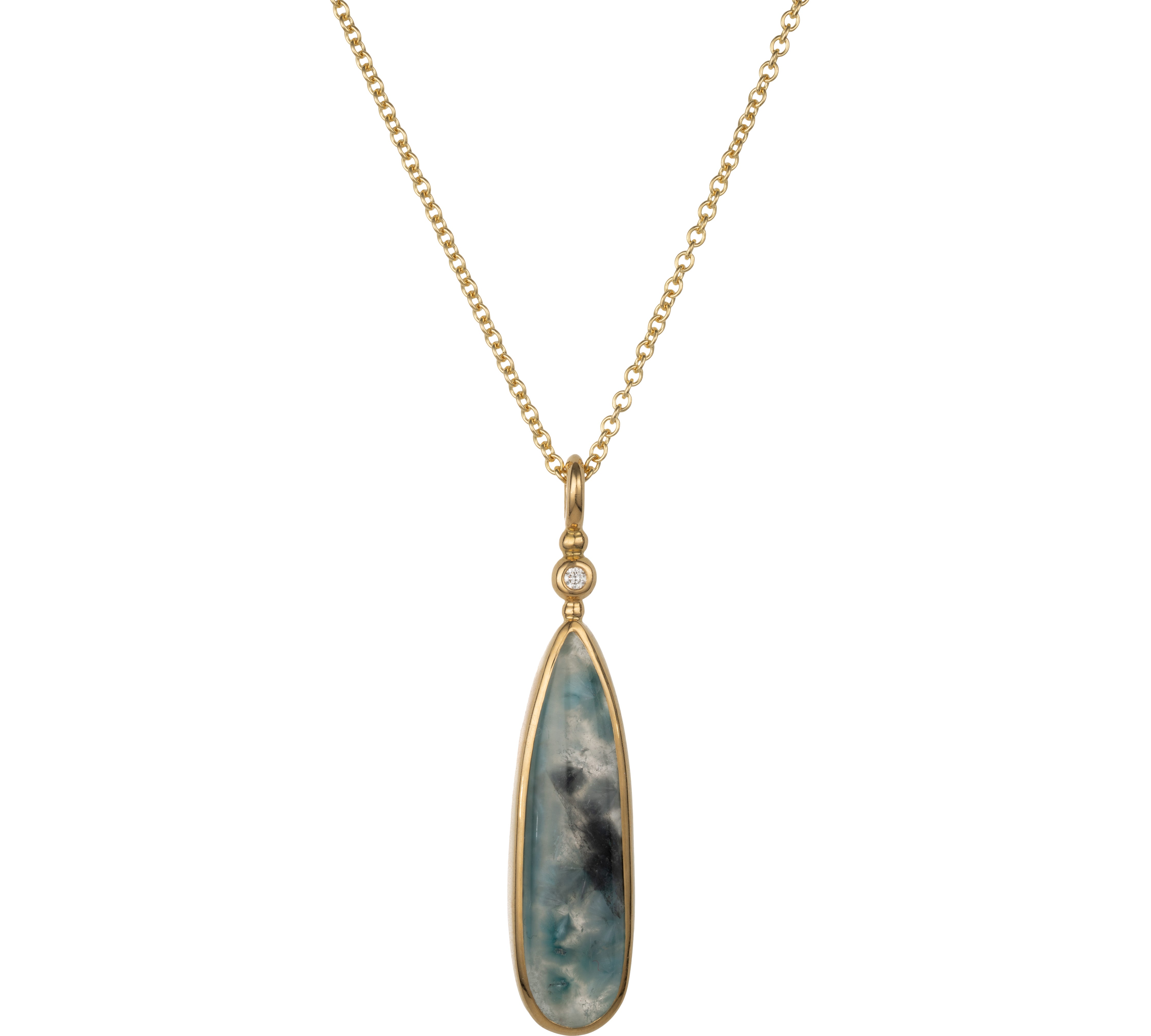 Paraiba Quartz Drop Pendant Pendant Necklace Svetlana Lazar