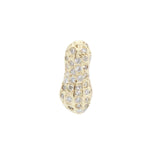 Peanut Stud with Diamonds Stud Earrings Le Depot Dore   