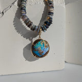 Lunar Opal Necklace Pendant Necklace Elisabeth Bell Jewelry