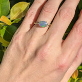 Celestial Flash Opal Ring Cocktail Ring Elisabeth Bell Jewelry