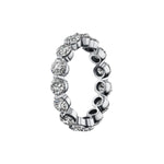 Diamond Eternity Band Band Ring House of RAVN White Diamond + White Gold  