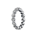 Diamond Eternity Band Band Ring House of RAVN White Diamond + White Gold  