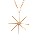 Sea Star Necklace Pendant Elisabeth Bell Jewelry Rose Gold  