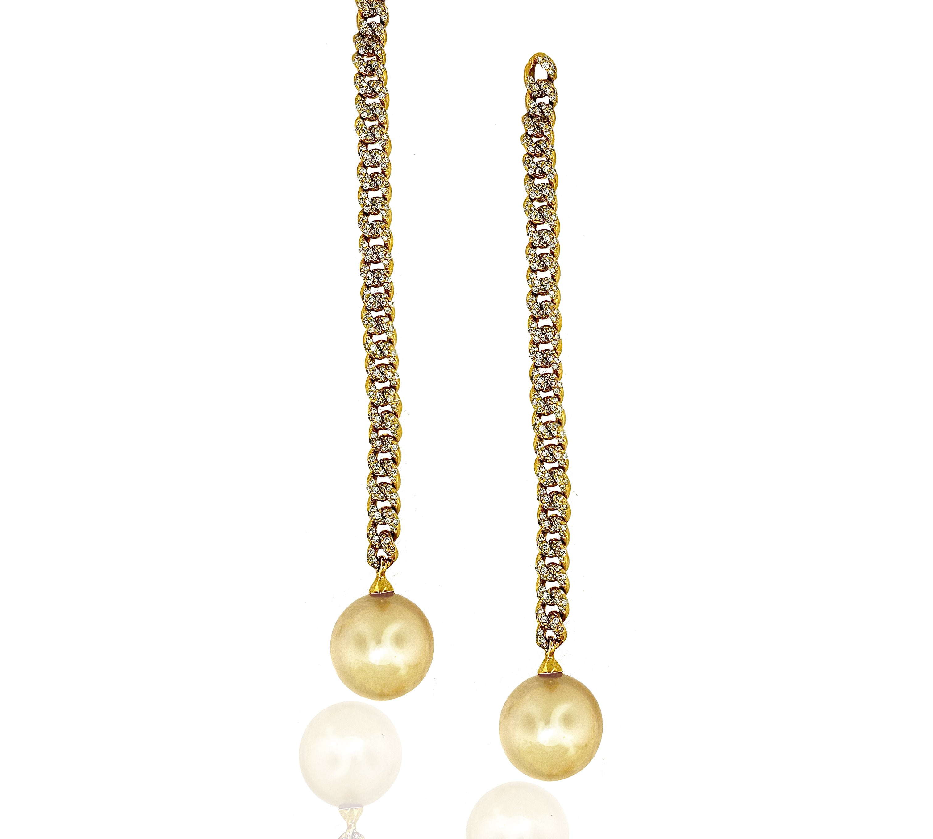 Rock & Roll Pearl Earrings Statement Earrings Hanut Singh   