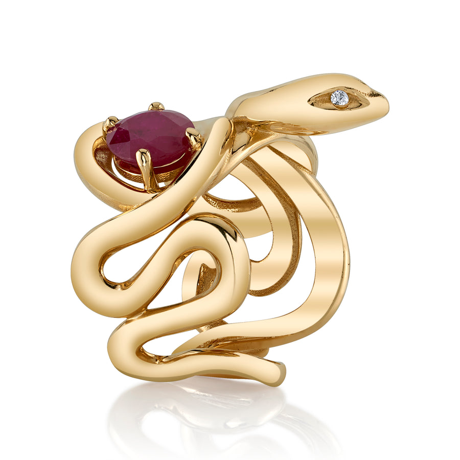 Rubus Serpentes Ring Cocktail Elisabeth Bell Jewelry   