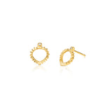 Gold Heartlet Studs Studs Svetlana Lazar   