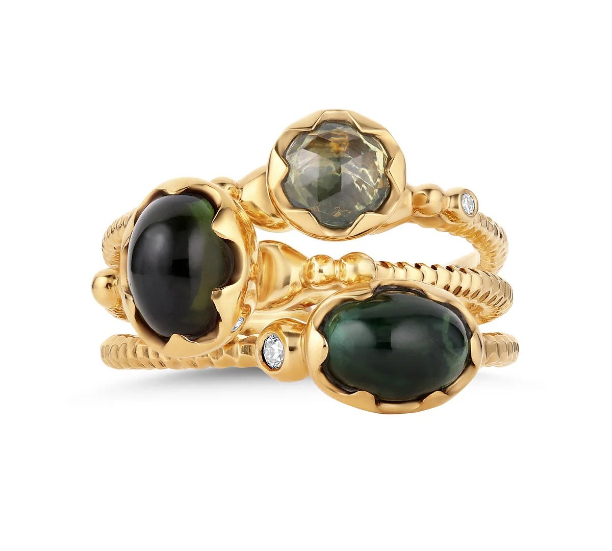 Wishing Well Green Tourmaline "Calypso" Ring Ring Svetlana Lazar