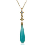 Scepter Amazonite Drop Pendant Pendant Svetlana Lazar   