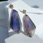 Flora Opal Earrings Drop Earrings Elisabeth Bell Jewelry   