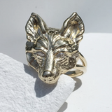 Wolf Ring Ring Elisabeth Bell Jewelry   