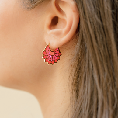 The Lady Earrings, Size Two Hoops Earrings Latelier Nawbar   