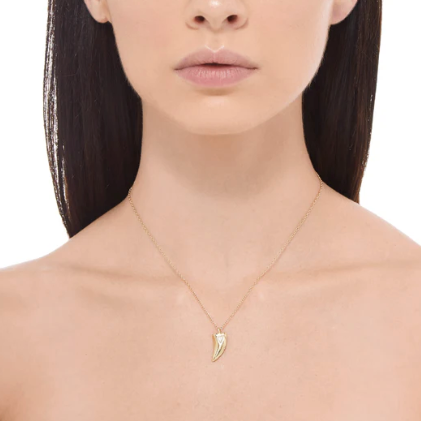 Velociraptor Tooth Necklace Pendant Necklace Elisabeth Bell Jewelry
