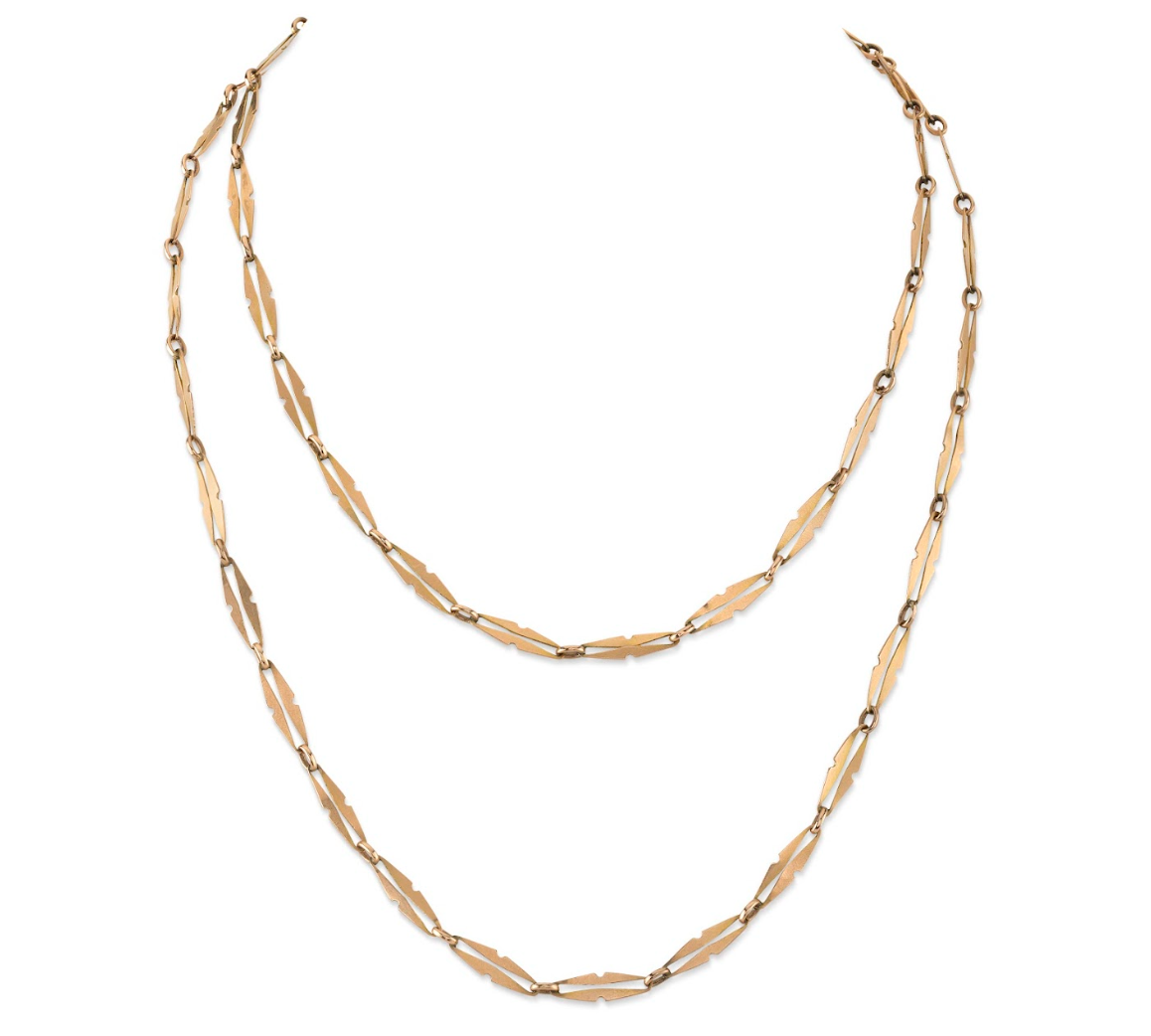 Rose Gold Estate Chain Chain Roseark Vintage   