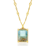 Aquapool Looking Glass Necklace Pendant House of Ravn   