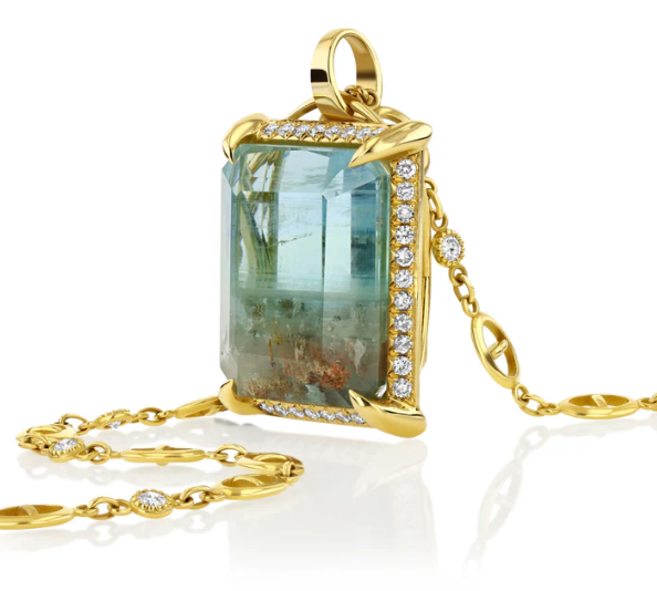 Aquapool Looking Glass Necklace Pendant House of Ravn   