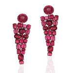 Spinel Statement Drop Earrings Statement Earrings Goshwara