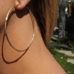 Large Willow Hoop Earrings Hoops Earrings Elisabeth Bell Jewelry   