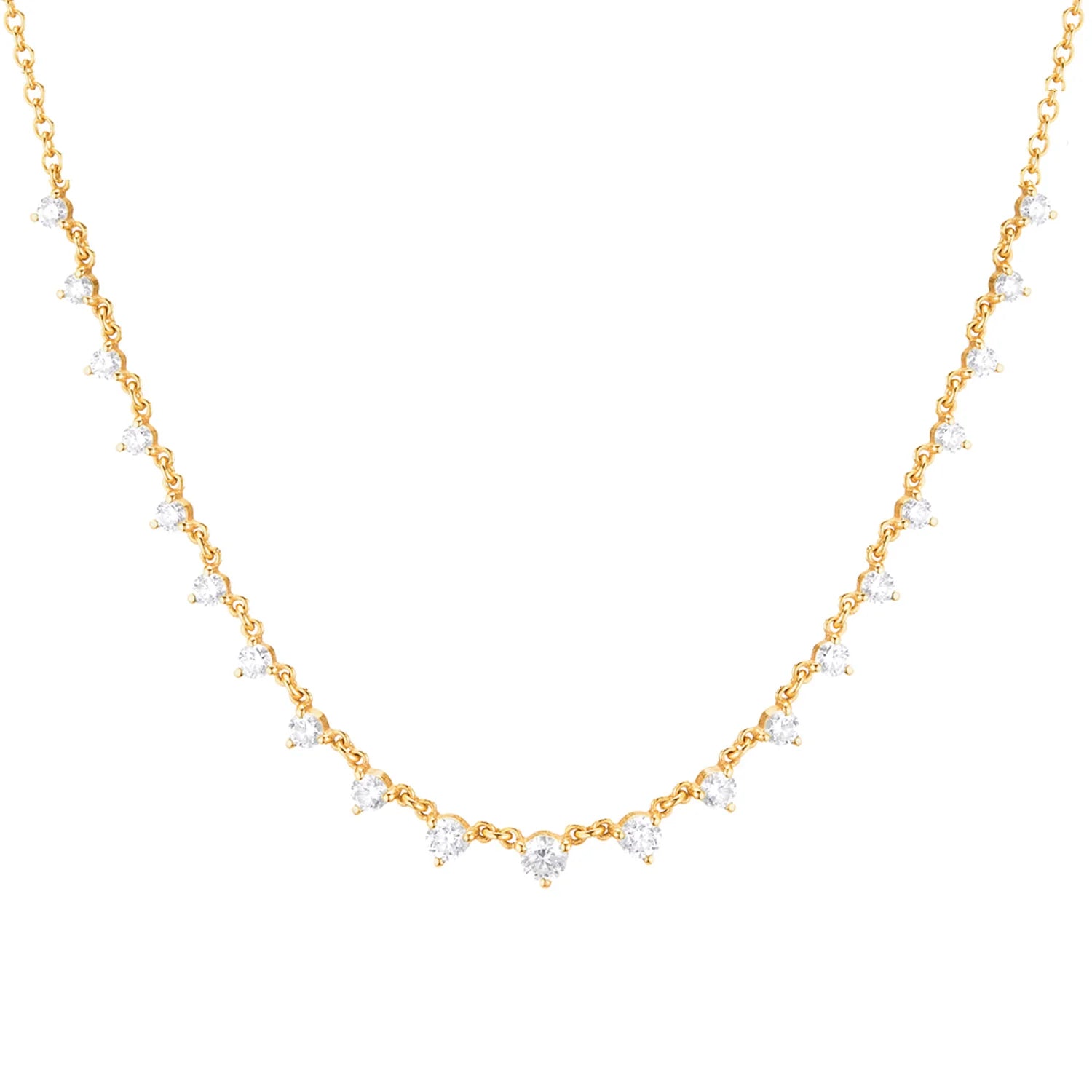 Starstruck Necklace Chain Carbon and Hyde Yellow Gold  