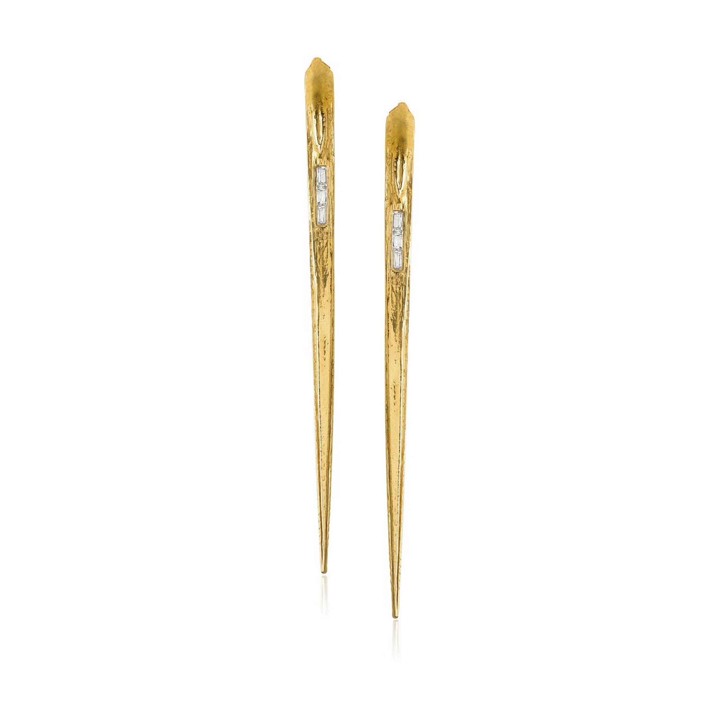 Stingray Earrings Drop Earrings Elisabeth Bell Jewelry Yellow Gold  