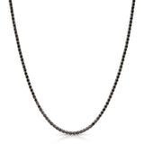 Black Diamond Tennis Necklace Tennis Roseark Deux   