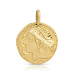 Roman Republic Mini Coin Pendant Roseark Vintage   