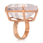 Rose Quartz Statement Ring Statement Ring Roseark