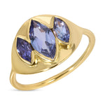 Tanzanite Light Ring Ring Christina Magdolna Jewelry   