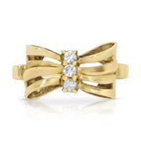 Vintage Bow Ring Rings SA Estate   