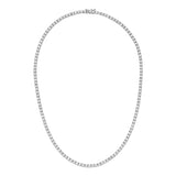 Deux Diamond Tennis Necklace, Medium Tennis Roseark Deux   