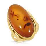 Vintage 70's Amber Ring Rings Roseark Vintage   