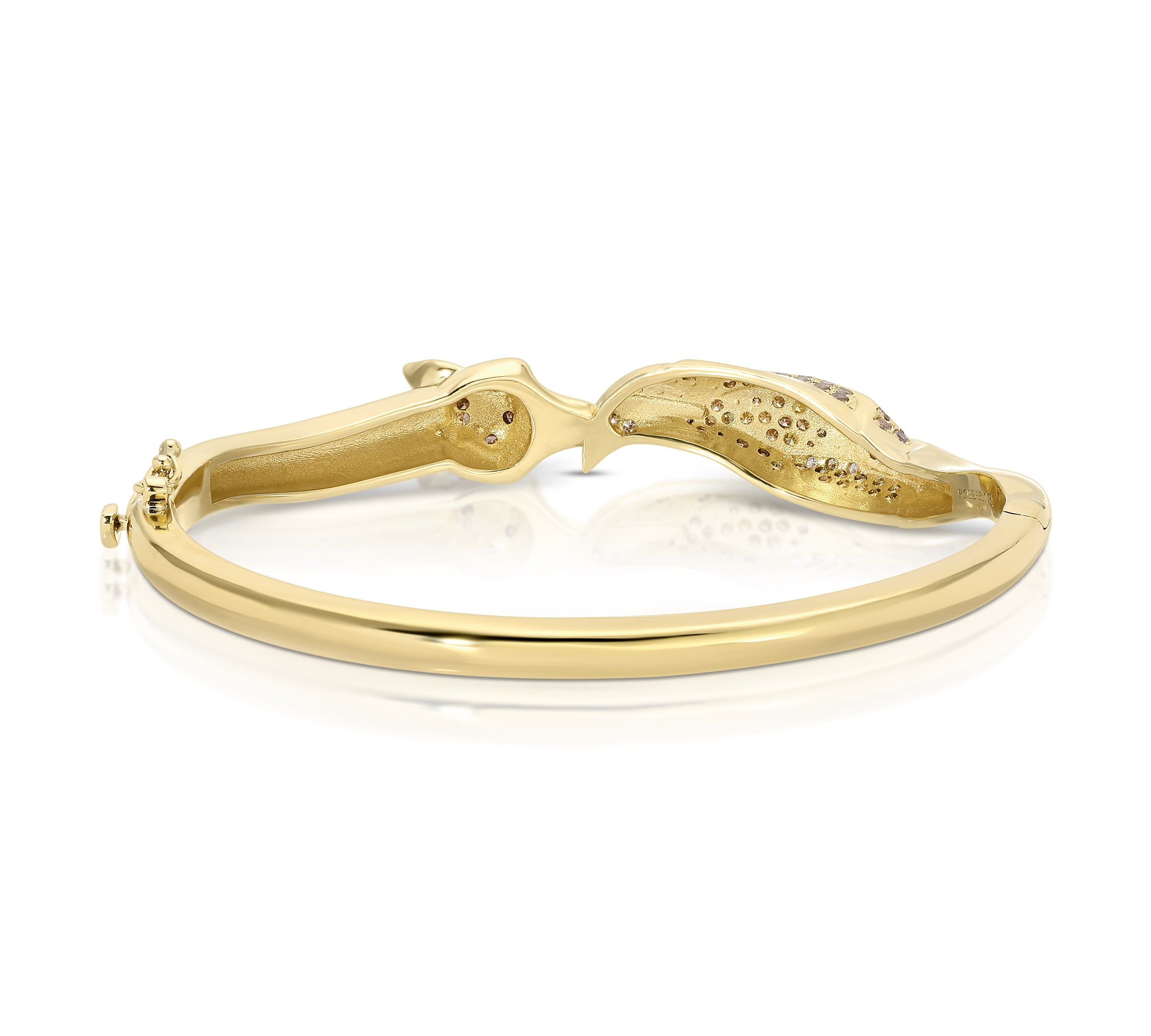 Fox Cuff with Diamonds Bangle Roseark   