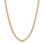 Deux Rounded Box Chain Chain Necklace Roseark Deux   