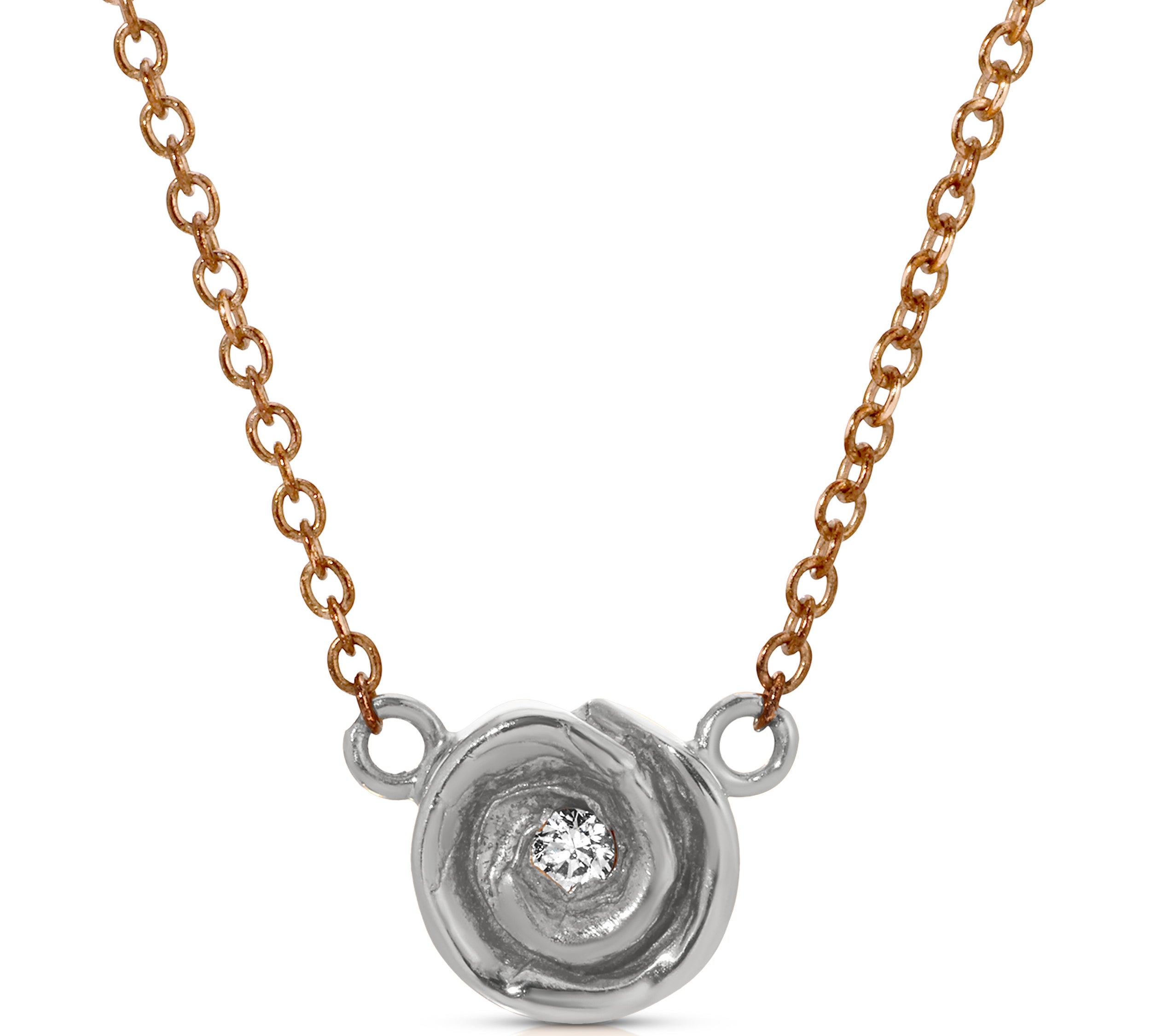 Rosebud Necklace, Medium Pendant Roseark   