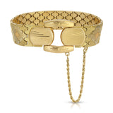 Triple-Tone Gold Estate Bracelet Bracelet Roseark Vintage   