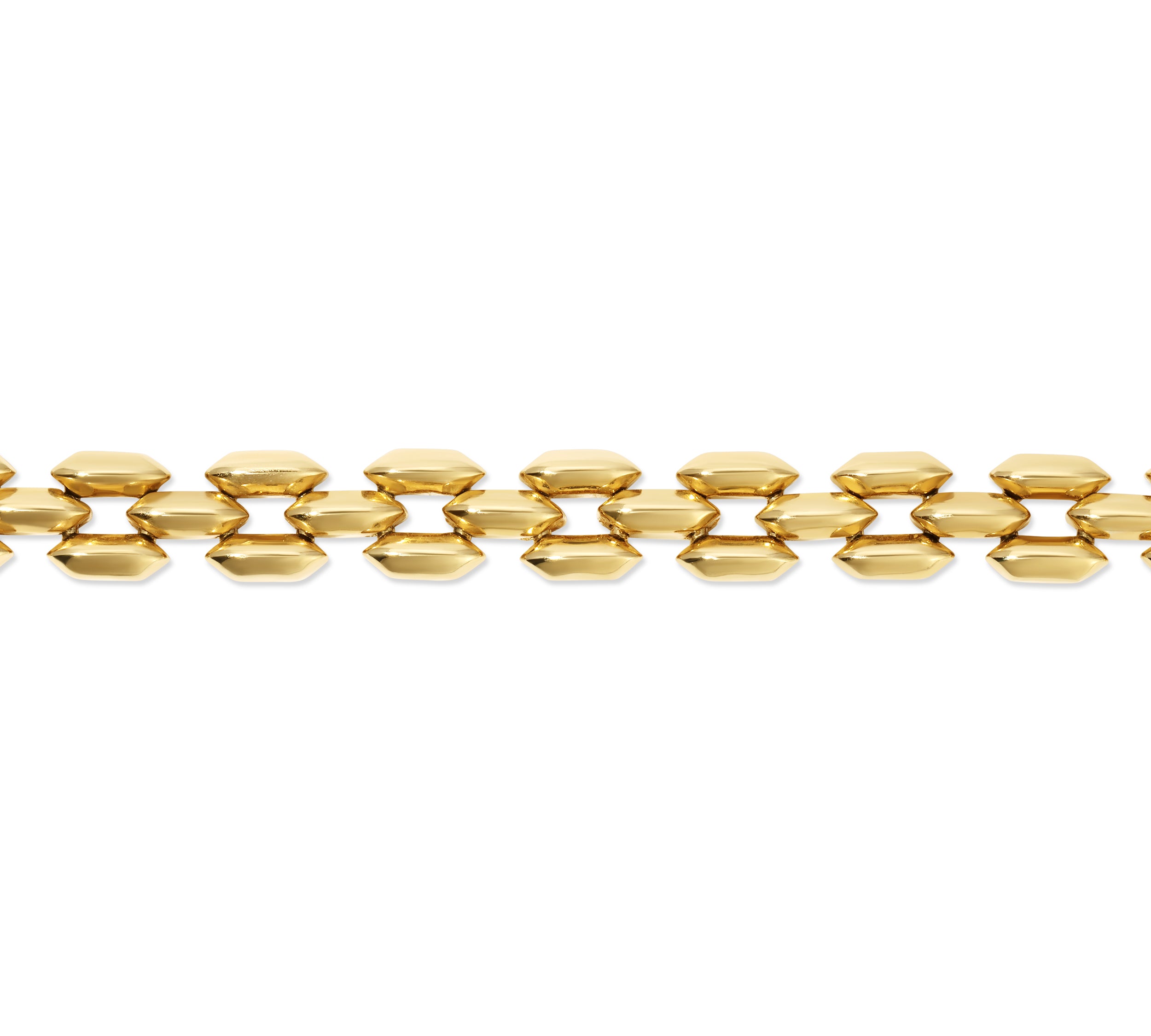 Tiered Three Link Bracelet Chain Bracelet Roseark Deux