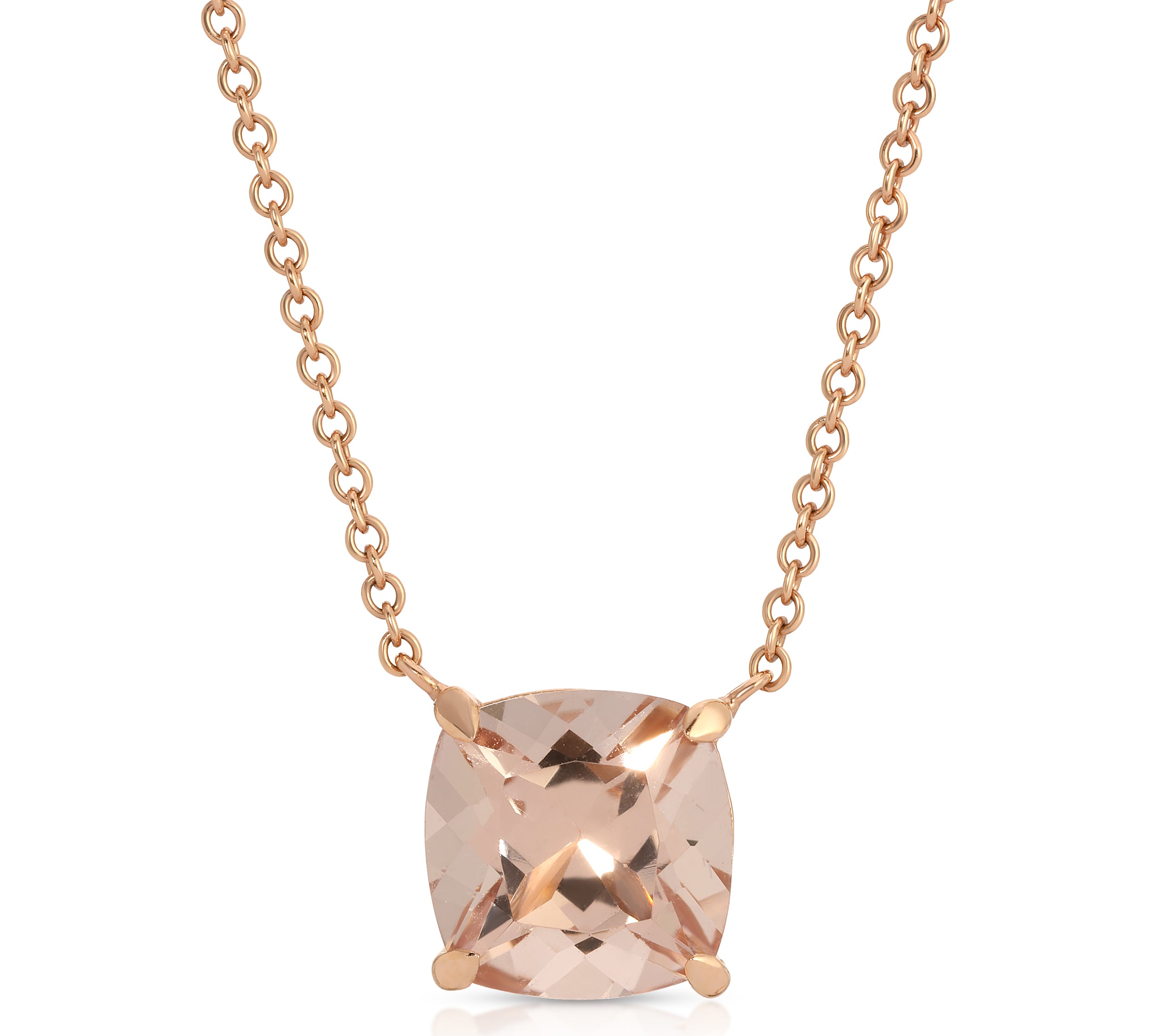 Morganite Necklace Pendant House of RAVN   