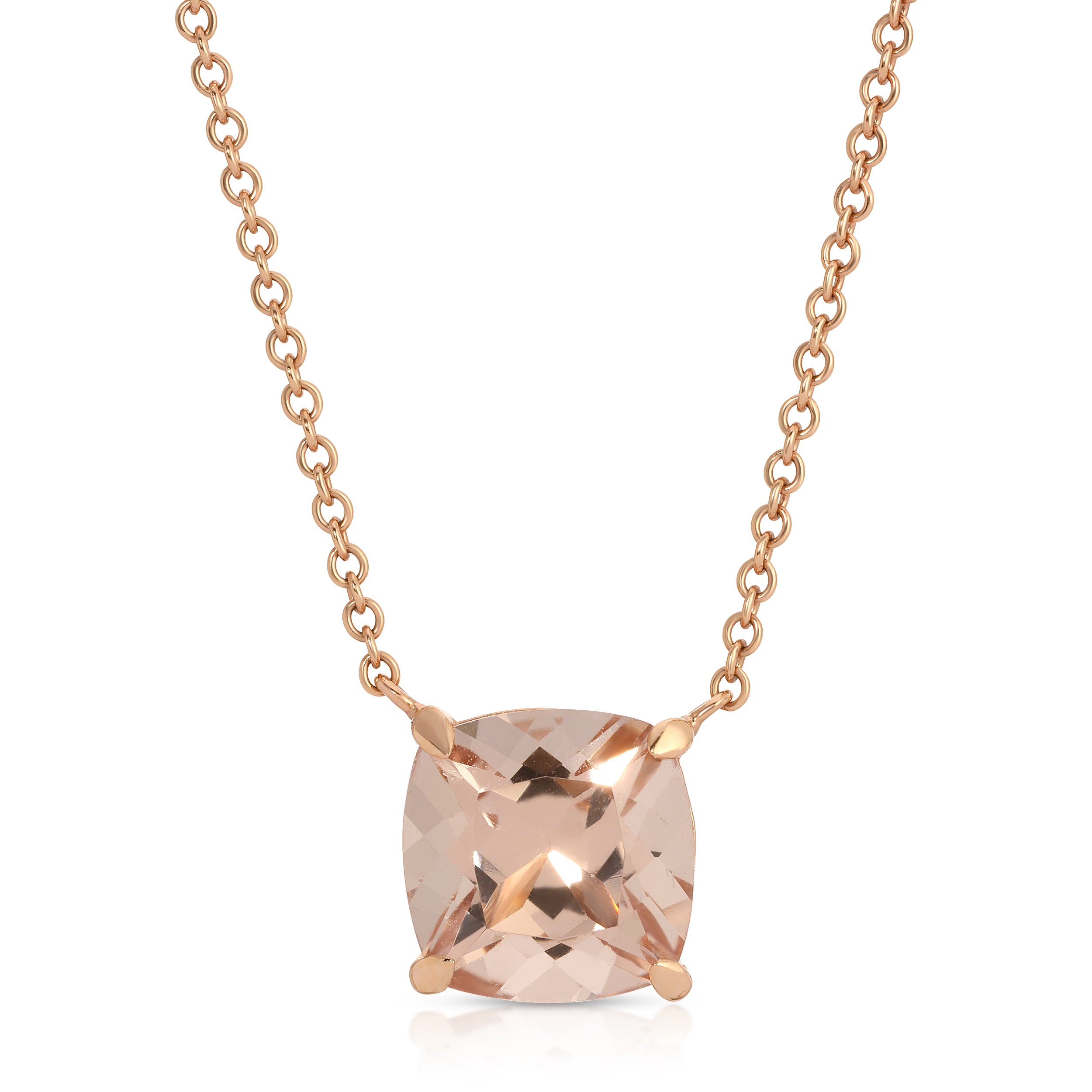 Morganite Necklace Pendant House of RAVN   