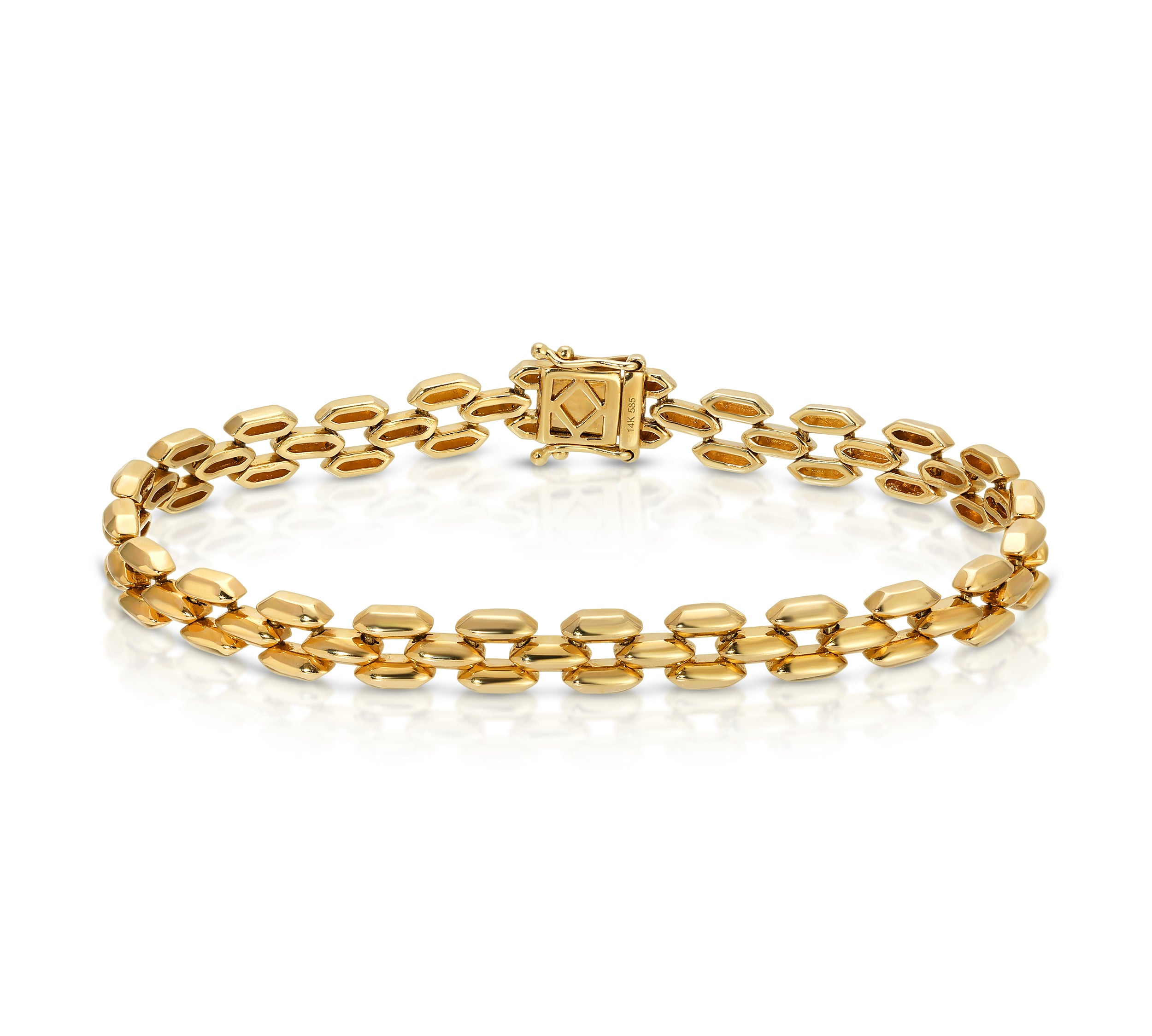 Tiered Three Link Bracelet Bracelet Roseark Deux   