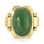 1930s Jade Art Deco Ring Rings Roseark Vintage   