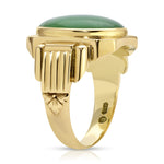 1930s Jade Art Deco Ring Rings Roseark Vintage   