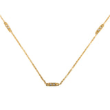 Delicate Diamond Station Necklace