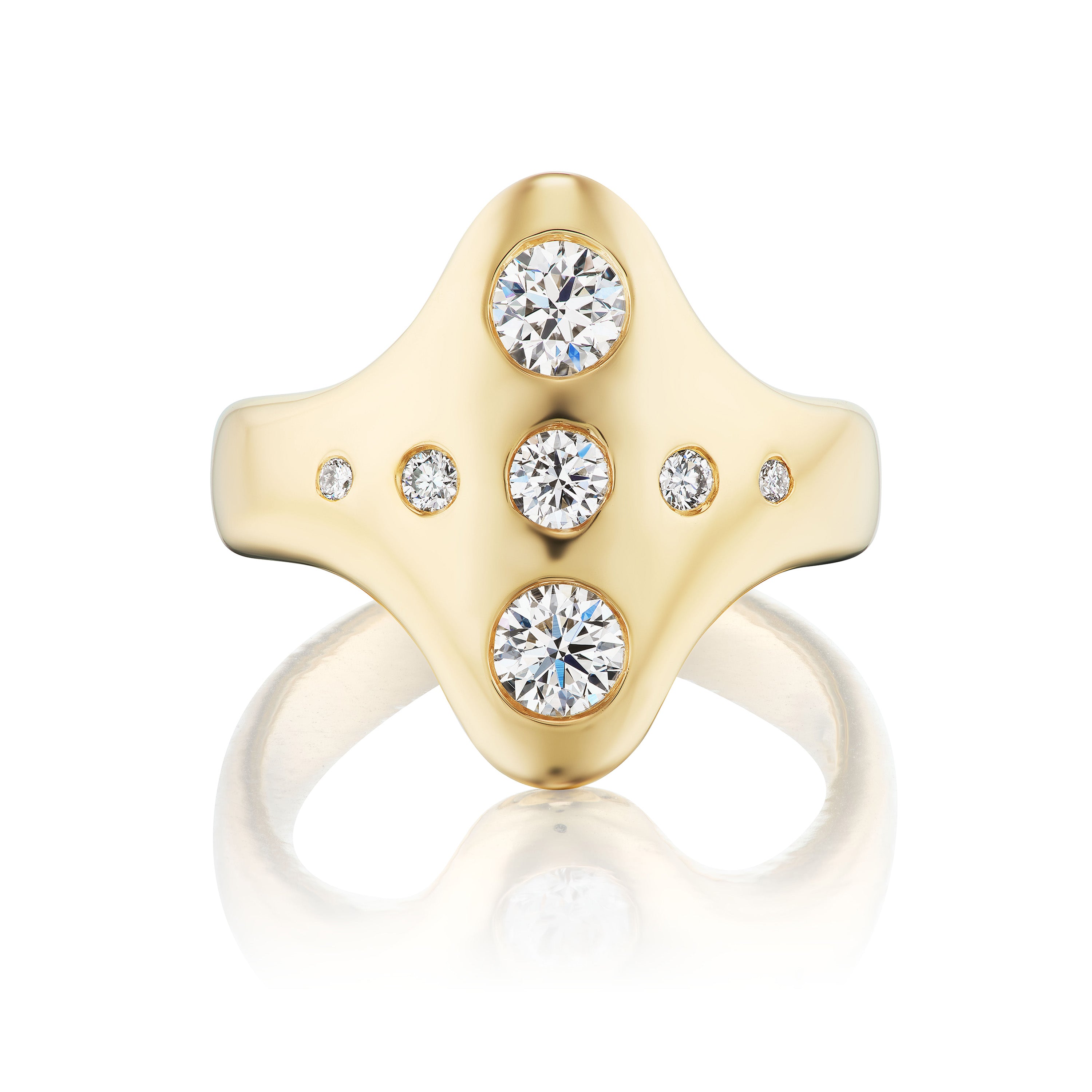 Tapered Diamond Ring Ring Akaila Reid 6  