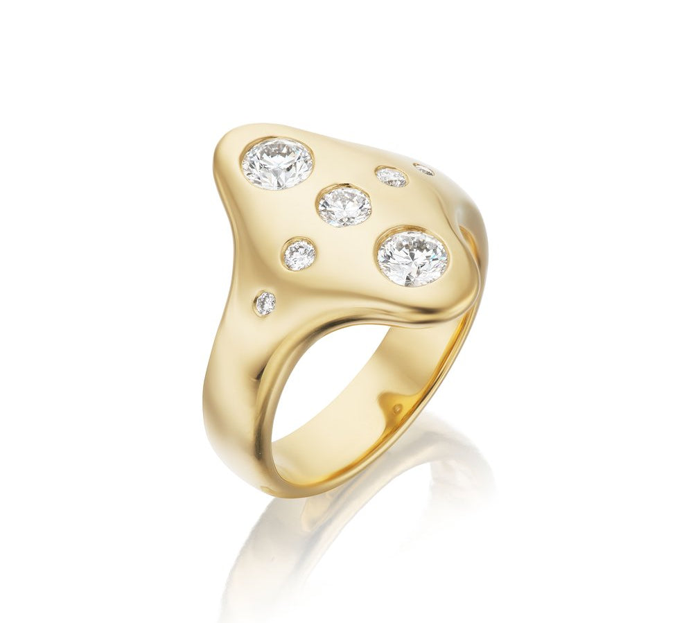 Tapered Diamond Ring Ring Akaila Reid   