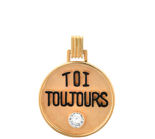 Toi Toujours Gold Pendant Pendant Helena Rose Jewelry Pendant Only  