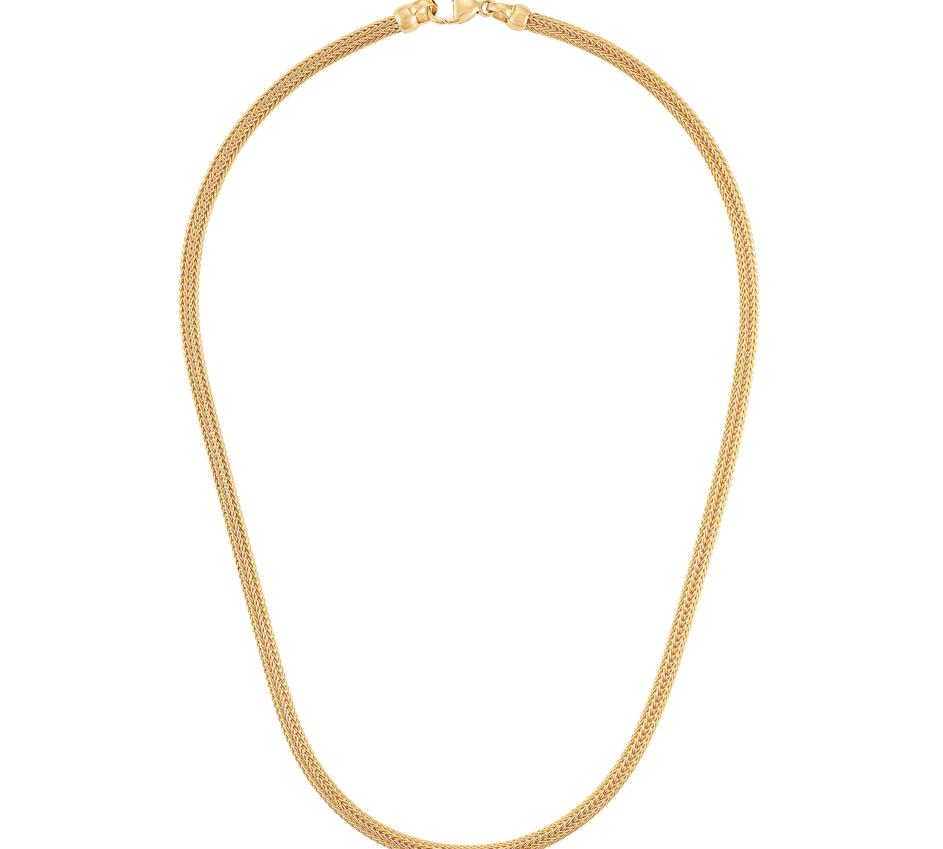 Foxtail Mesh 2.5mm Chain Chain Necklace Zahn-Z