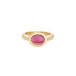 Pink Tourmaline Cabochon Ring Rings Kathryn Bentley 6  