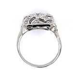 Vintage 1930s European Diamond Ring Cocktail Ring Roseark Vintage